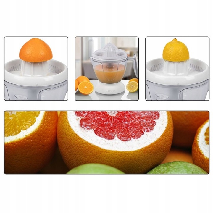 WYCISKARKA WYCISKACZ DO POMARAŃCZY CYTRUSÓW CYTRYN CLATRONIC 1 L