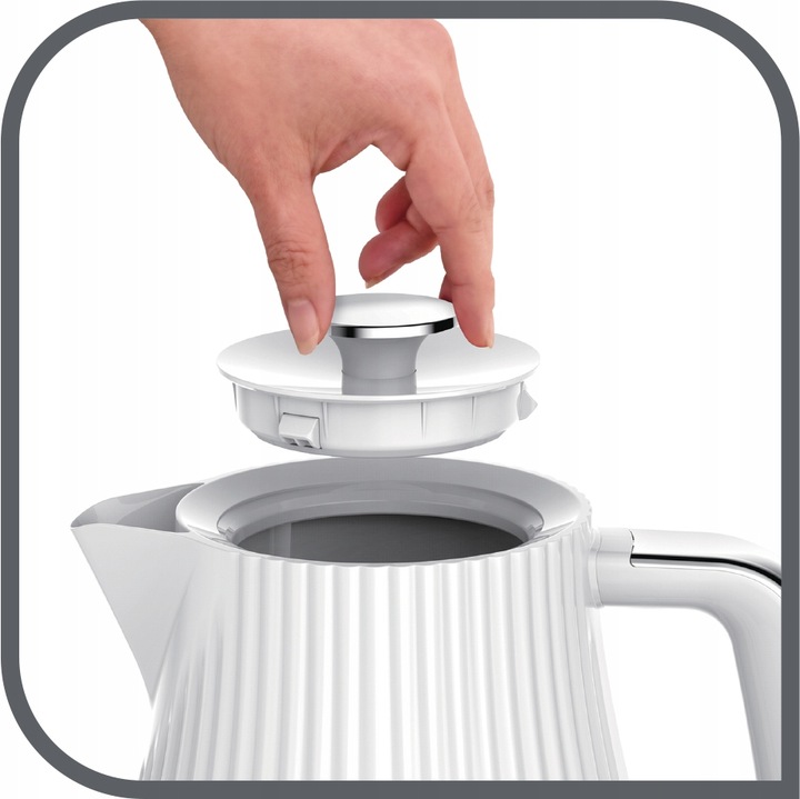 CZAJNIK ELEKTRYCZNY BEZPRZEWODOWY KO250130 LOFT BIAŁY 1,7L 2400W