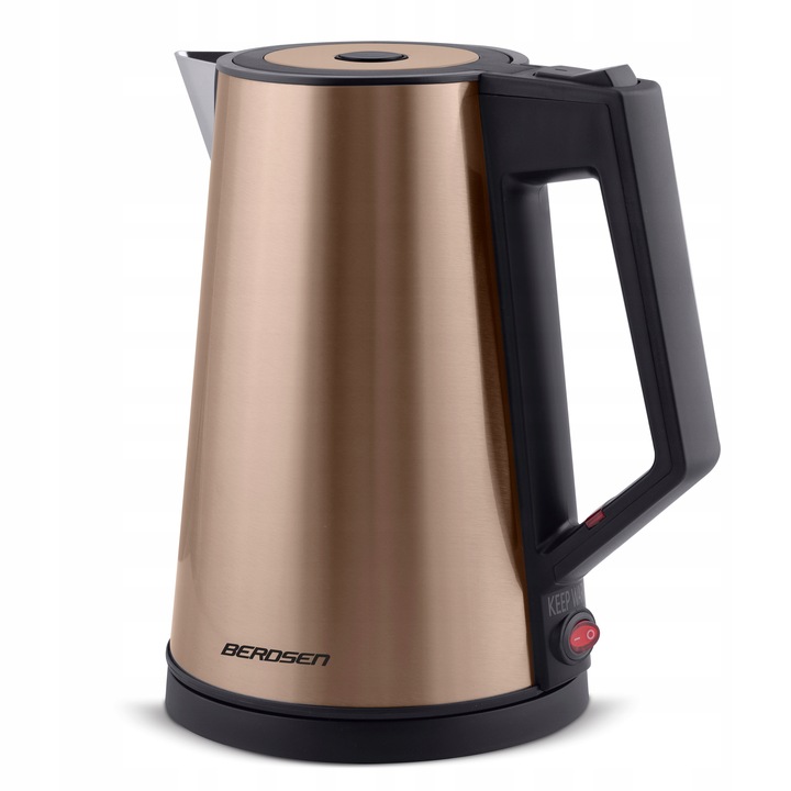 CZAJNIK ELEKTRYCZNY BEZPRZEWODOWY MODNY 1,7L BERDSEN 2200W