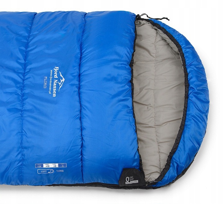 ŚPIWÓR FJORD NANSEN FLORO PROSTY Z KAPTUREM POKROWIEC