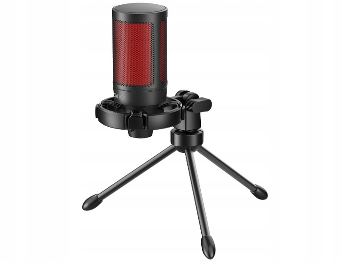 Mikrofon Pojemnościowy Gamingowy Studyjny USB statyw SAVIO SONAR PRO 01