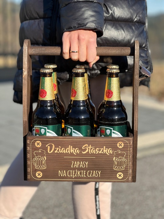 NOSIDŁO NA PIWO +OTWIERACZ PREZENT CHŁOPAKA FACETA