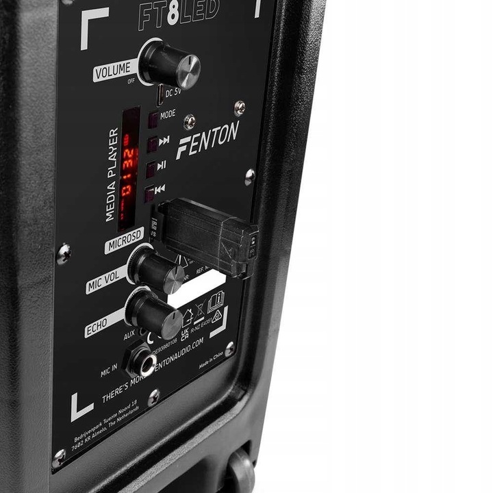 Głośnik BLUETOOTH karaoke 300W MIC PILOT BATERIA