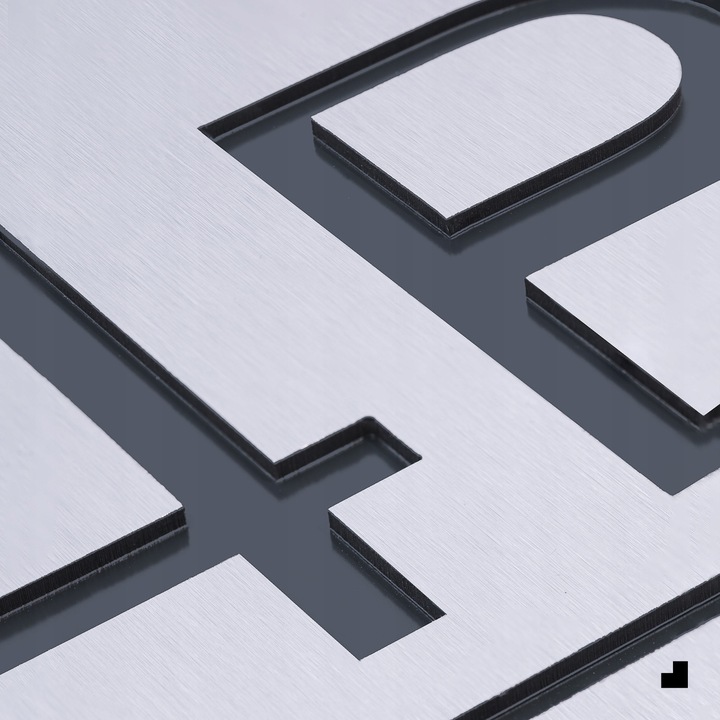 TABLICZKA ADRESOWA Z NUMEREM DOMU | NUMER NA DOM ALUMINIUM ULICA| 25x25cm