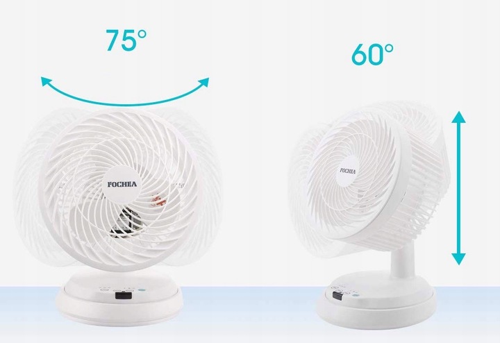 WENTYLATOR BIURKOWY OSCYLACJE TIMER PILOT YS013