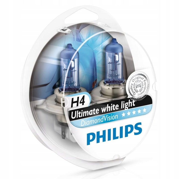 PHILIPS H4 DIAMOND VISION 5000k XENON EFFECT