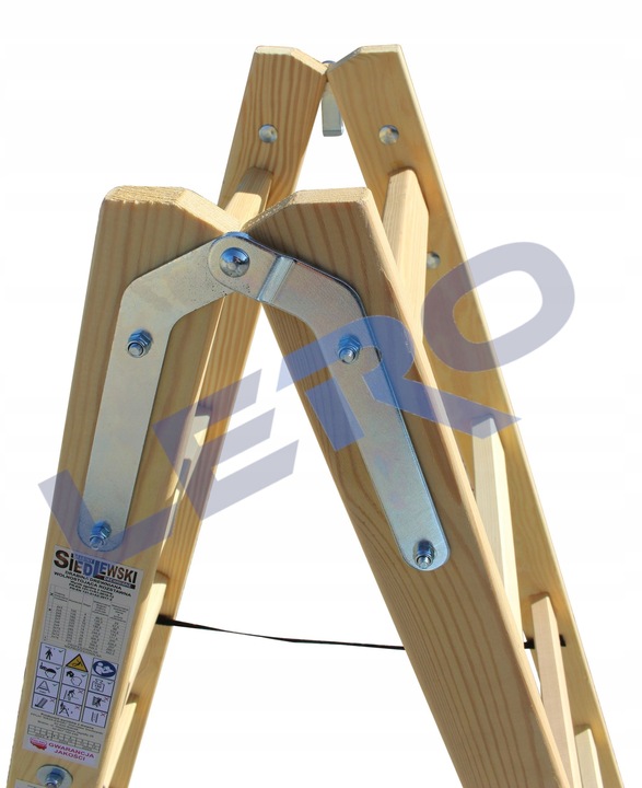 Drabina Siedlewski 3,01 m drewno 1 x 12 do 150 kg