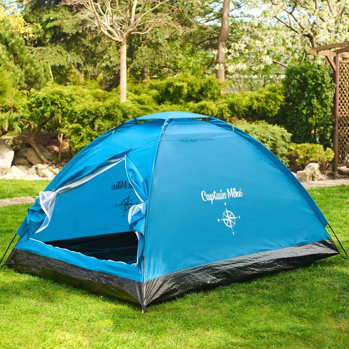 Namiot kempingowy 2 osobowy 200x140x100 cm UPF50+ Captain Mike