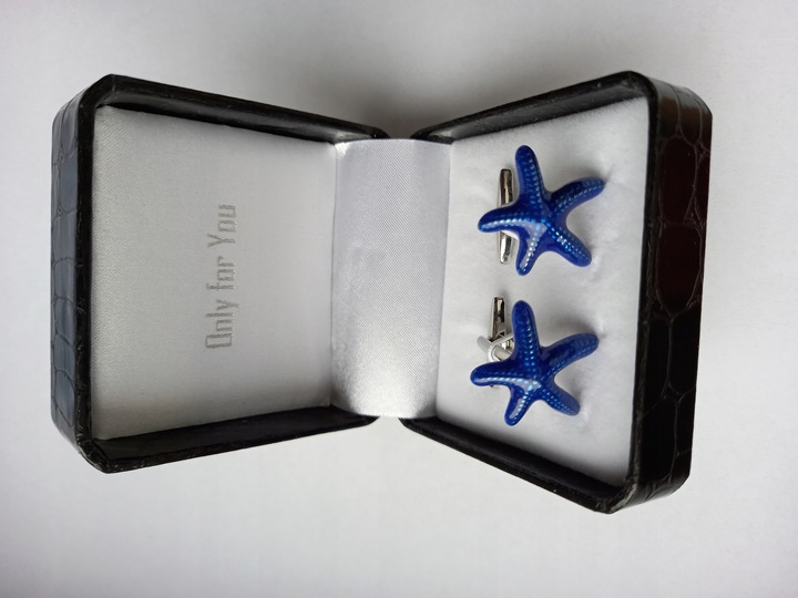 Srebrne spinki do mankietów Exciting z Perłą