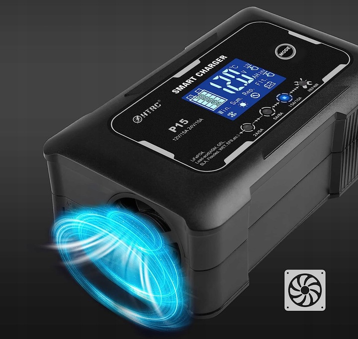 PROSTOWNIK DO AKUMULATORA AUTOMATYCZNY SMART 12/24V ŁADOWARKA