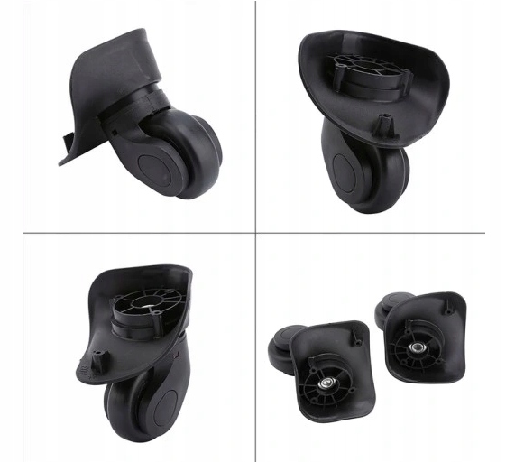 2 SZT CZARNE KÓŁKO DO WALIZKI CZĘŚCI WALIZEK TORBY A09