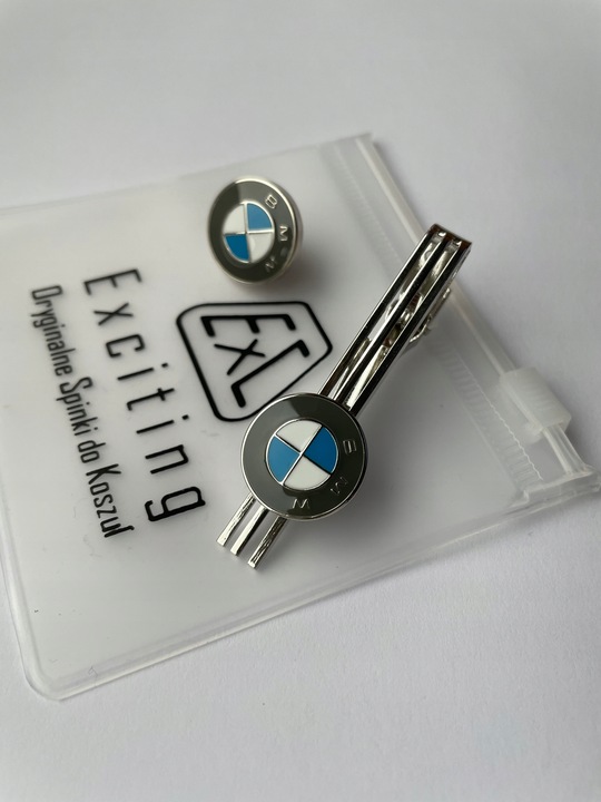 Spinki do koszuli EXC emblemat BMW w pudełku prezent