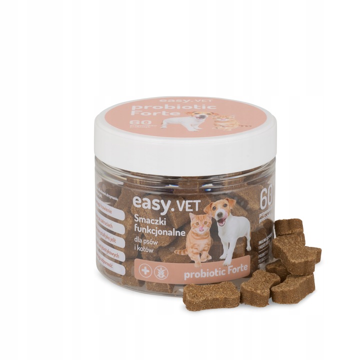 PROBIOTYK, smaczki funkcjonalne dla psa i kota, 60szt., probiotic Forte