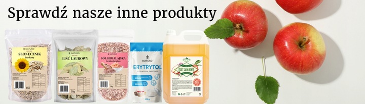 Ocet Jabłkowy Niefiltrowany NIEPASTERYZOWANY z Matką Octu 6x / Dary Ogrodu