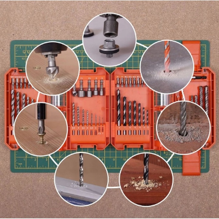 MAKITA WIERTARKA UDAROWA 680W HP1640 13mm + Zestaw Wierteł Bitów