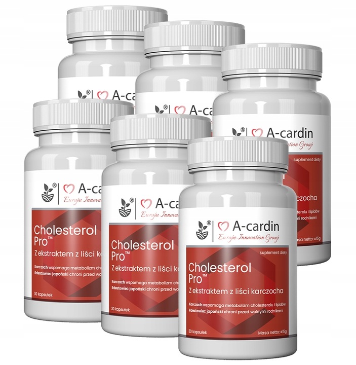 A-cardin Pro Cholesterol Serce karczoch acardin a cardin kapsułki 30 szt.