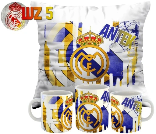 ZESTAW PODUSZKA KUBEK REAL MADRYT MADRID IMIĘ Y5