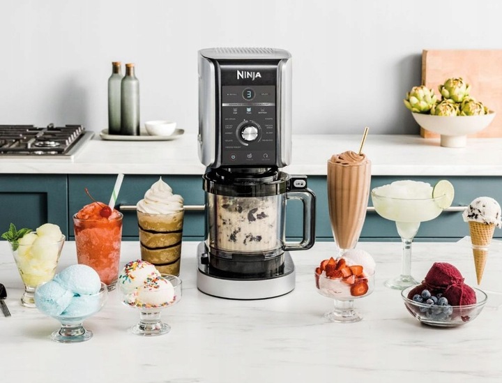 NINJA NC501EU CREAMi Deluxe Ice Cream Maker, urządzenie, maszyna do lodów