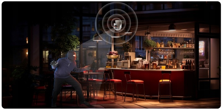 Kamera WiFi Dahua 5Mpx 3K P5B-PV Zewnętrzna Obrotowa DualLight Autotracking