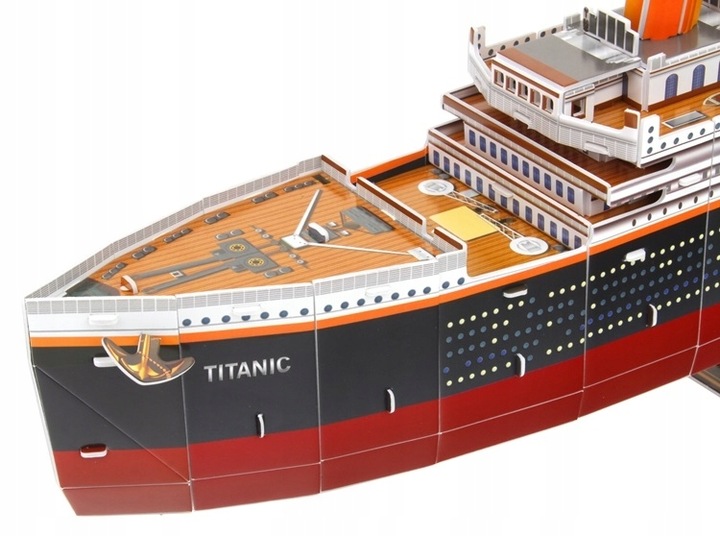 Puzzle Przestrzenne 3D Titanic Duży Okręt Statek 116 Elementów 81 cm