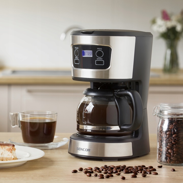 EKSPRES DO KAWY PRZELEWOWY Z WIELORAZOWYM FILTREM SENCOR 700W 0,75L