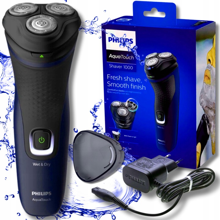 BEZPRZEWODOWA GOLARKA MĘSKA DO ZAROSTU twarzy PHILIPS Maszynka Flex IPX7