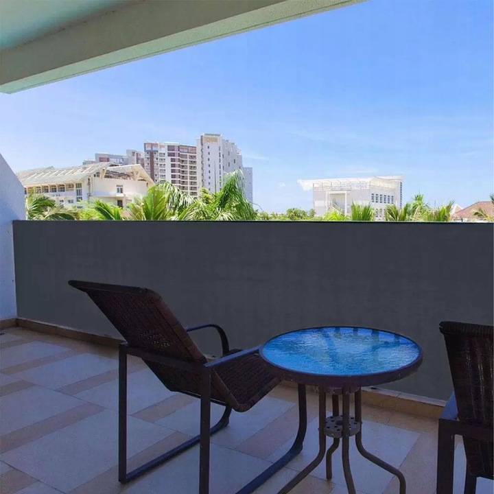 SIATKA CENIUJĄCA NA PŁOT 1,5X25M MASKUJĄCA GRAFIT