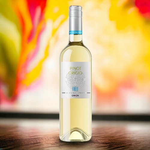 Wino bezalkoholowe CIN CIN Pinot Grigio białe półwytrawne 750 ml