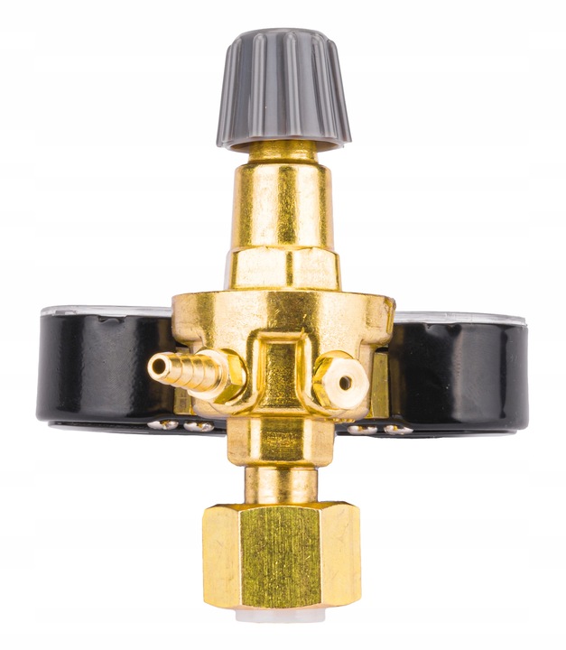 REDUKTOR CIŚNIENIOWY 2 ZAWORY CO2 ARGON 230 BAR CIŚNIENIA 0,5 - 10 DO BUTLI