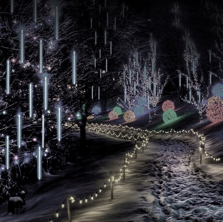 PADAJĄCY ŚNIEG SOPLE LED METEORYT 80 CM ZIMNE SMD