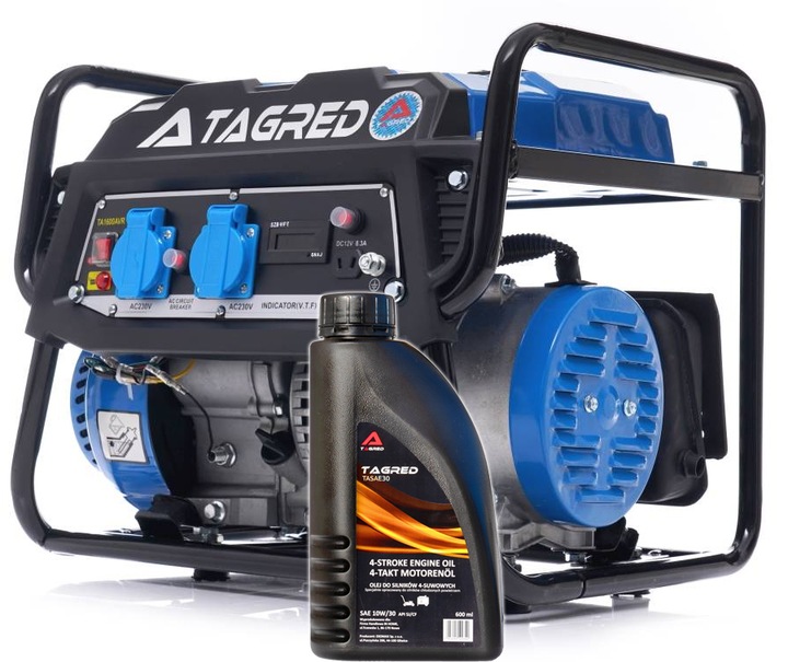AGREGAT PRĄDOTWÓRCZY PRĄDU TAGRED 1600W AVR +OLEJ