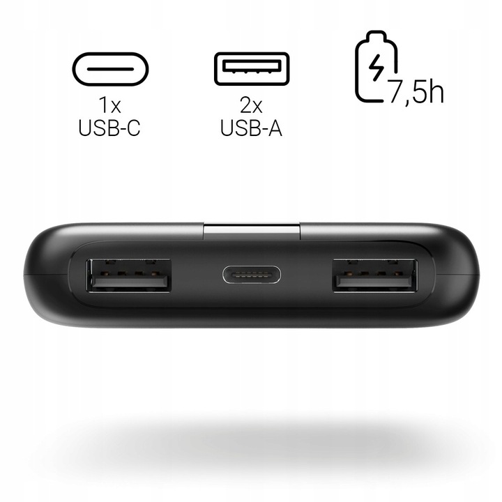Powerbank 10000 mAh Hama Performance 1x USB-C, 2x USB-A power bank