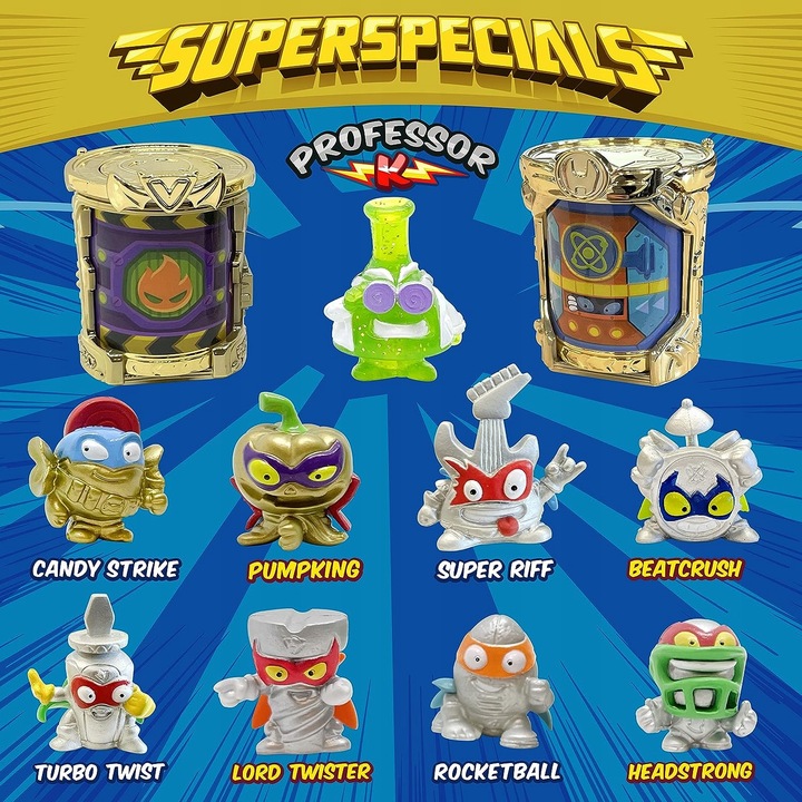 Puszka SUPERTHINGS seria 2 złota puszka 9 figurek kolekcjonerskich Zingsy