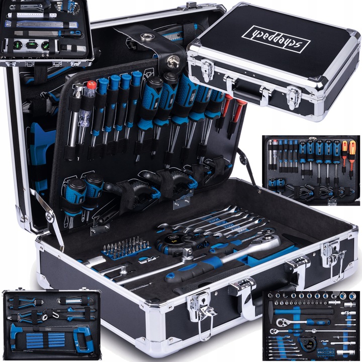 Zestaw Kluczy Nasadowych Narzędzi Walizka Narzędziowa TB200 141 Eelementów