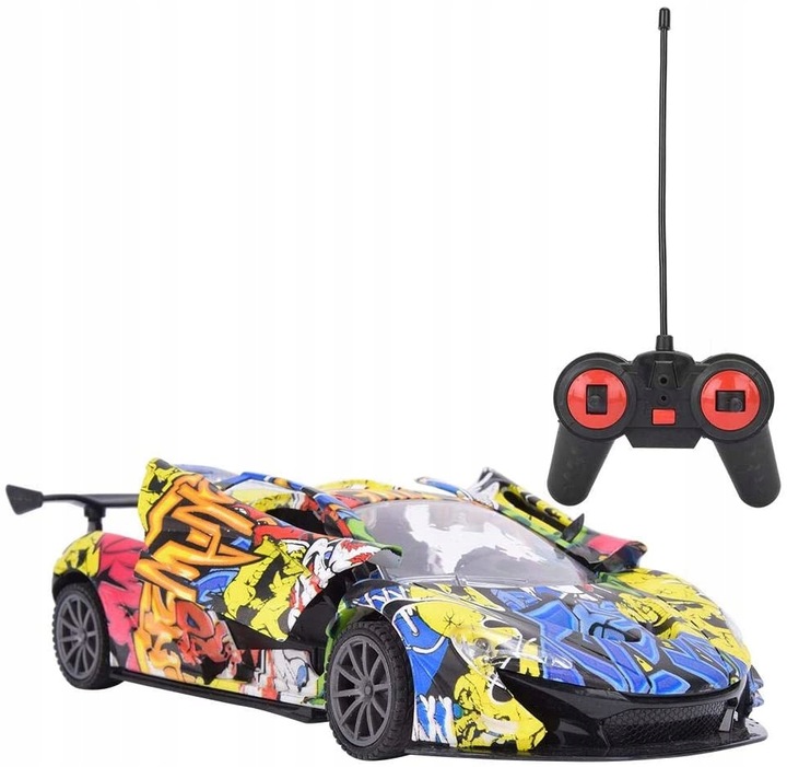 Lamborghini SAMOCHÓD ZDALNIE STEROWANY AUTO R/C PILOT Graffiti DRIFT Drzwi