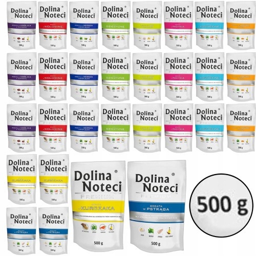 Dolina Noteci PREMIUM MIX 30x500g saszetka mokra karma dla psów