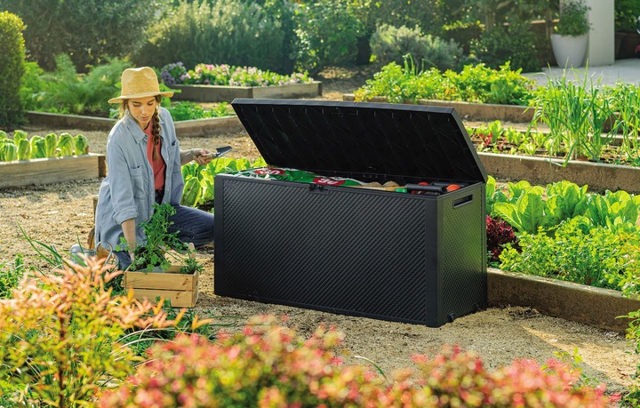 Skrzynia ogrodowa 270 LITRÓW Emily Box Brąz