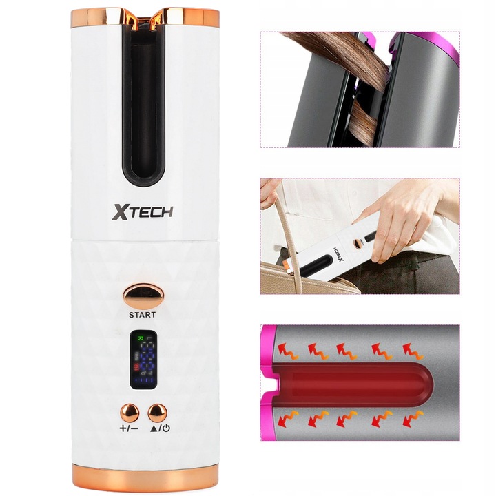 LOKÓWKA DO WŁOSÓW AUTOMATYCZNA CERAMICZNA LCD CURL