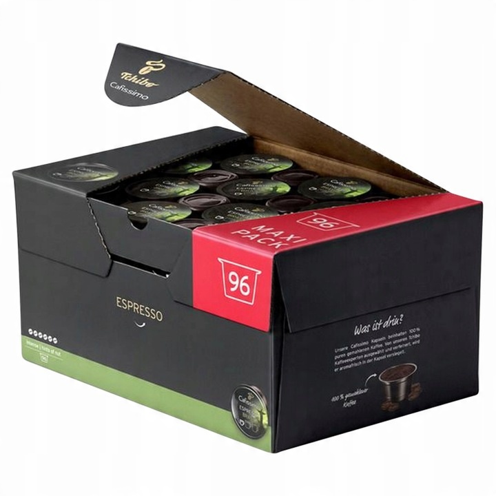 TCHIBO CAFISSIMO ESPRESSO BRASIL 96 sztuk BIG PACK