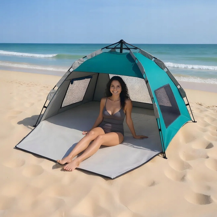 Namiot plażowy samorozkladajacy automatyczny parawan plażowy UV UPF 50+