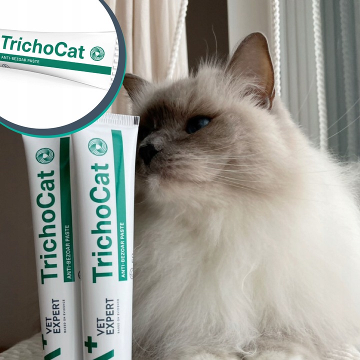Pasta odkłaczająca dla kotów preparat odkłaczanie Vet Expert Trichocat 120g