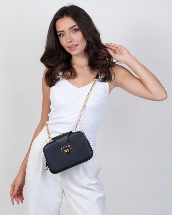 Alessio TOREBKA Damska KUFEREK Pojemna PORTFEL KOPERTÓWKA 2W1