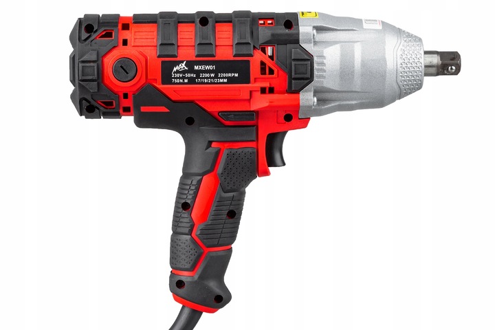 KLUCZ UDAROWY ELEKTRYCZNY SIECIOWY DO KÓŁ 230V NIE PNEUMATYCZNY 1/2"NASADKI