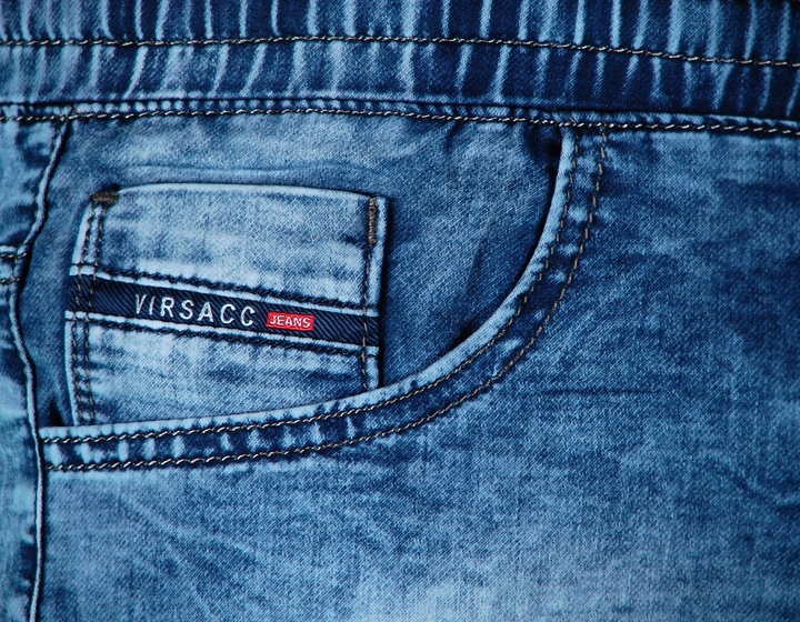 SPODNIE MĘSKIE JOGGER JEANS W35 ROZMIAR XL