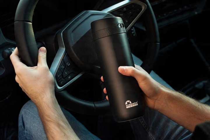 KUBEK TERMICZNY TERMOS NA KAWĘ HERBATĘ MAJESTIC SPORT NORD 600 ML