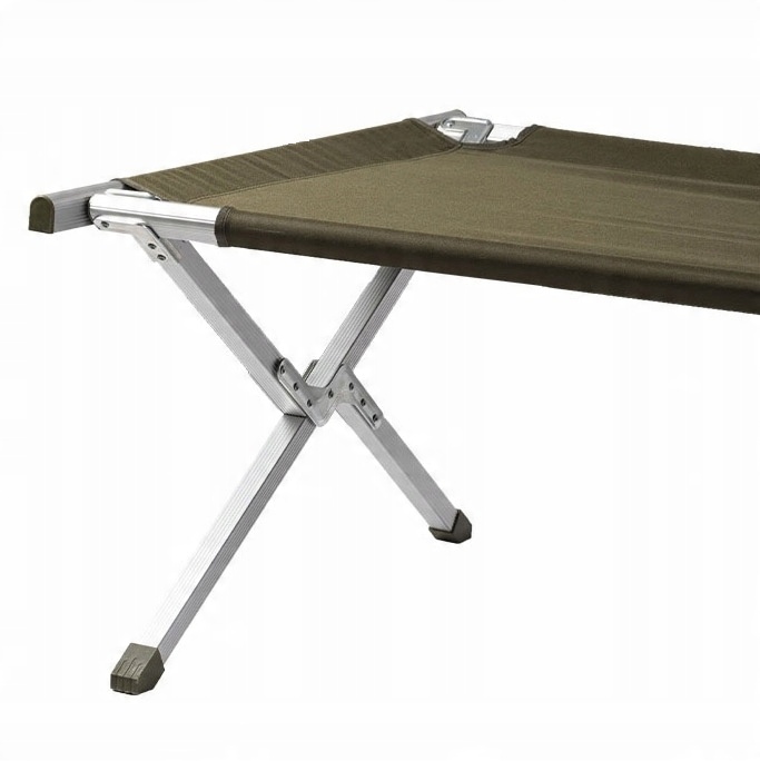 Łóżko turystyczne MIL-TEC KANADYJKA 210X70X42 cm na obóz do 120kg Oliwkowe