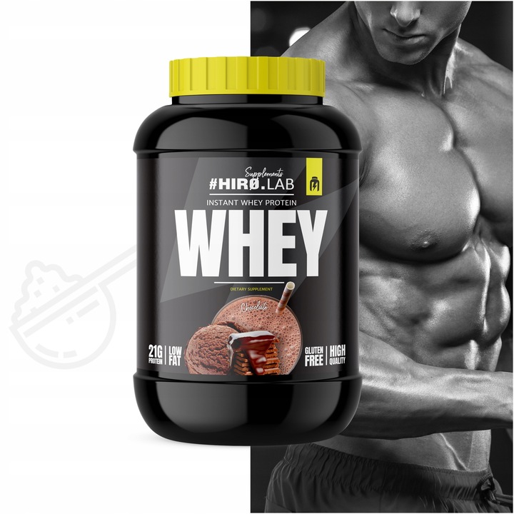 Białko koncentrat serwatkowe WPC 2000 g Instant Whey Protein CZEKOLADA hiro