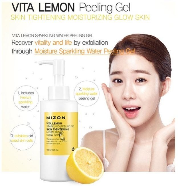 MIZON Peeling do twarzy Vita Lemon Sparkling Peeling Gel 145g