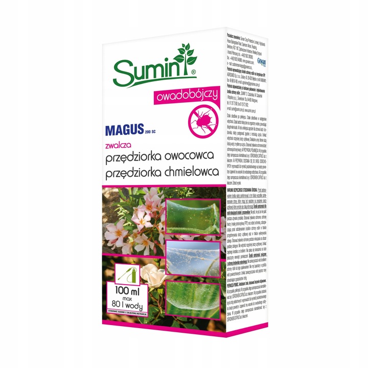 Magus 200SC 100 ml Zwalcza Przędziorki w Roślinach Ozdobnych pod Osłonami