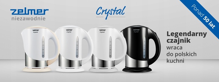 CZAJNIK ELEKTRYCZNY ZELMER ZCK7630B Crystal 2200W